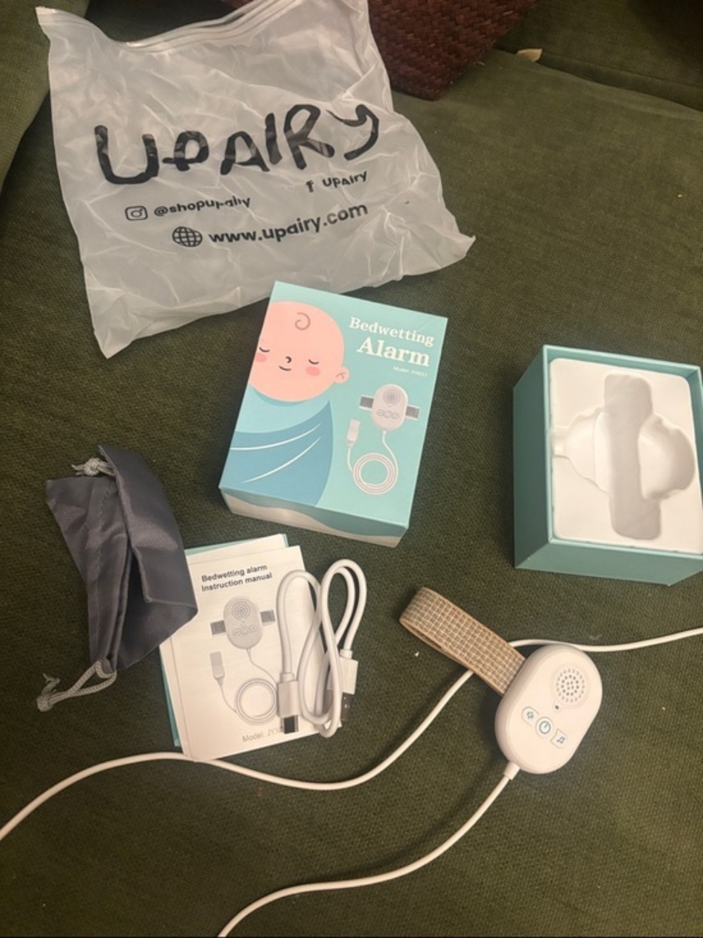 Bedwetting Alarm for Kids - White |